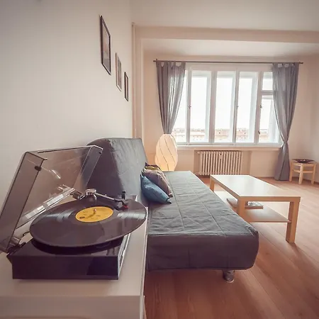 Apartment Vitkov Hill Views Prag